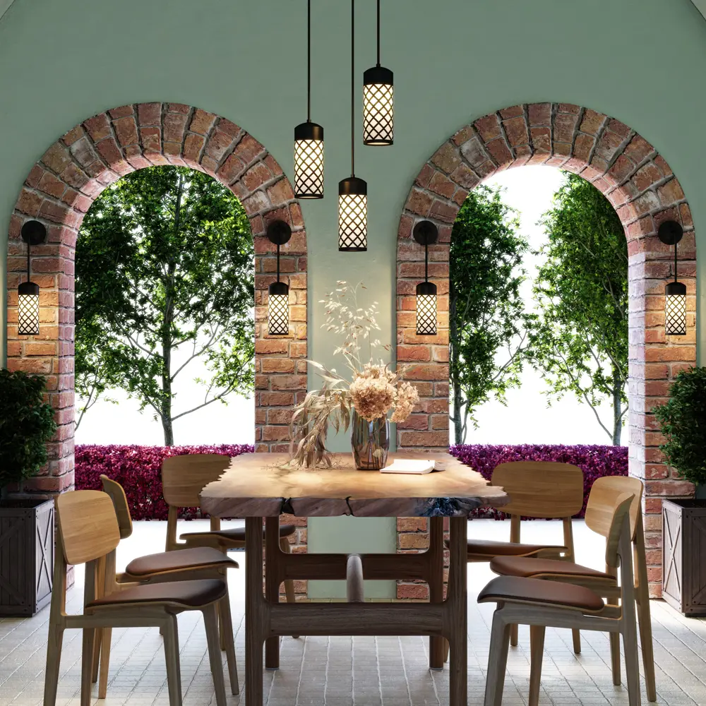 Фото 4 Светильник уличный настенный ODEON LIGHT 4834_1 NATURE 60 Вт IP44 цвет черный Фото 4 Светильник уличный настенный ODEON LIGHT 4834_1 NATURE 60 Вт IP44 цвет черный