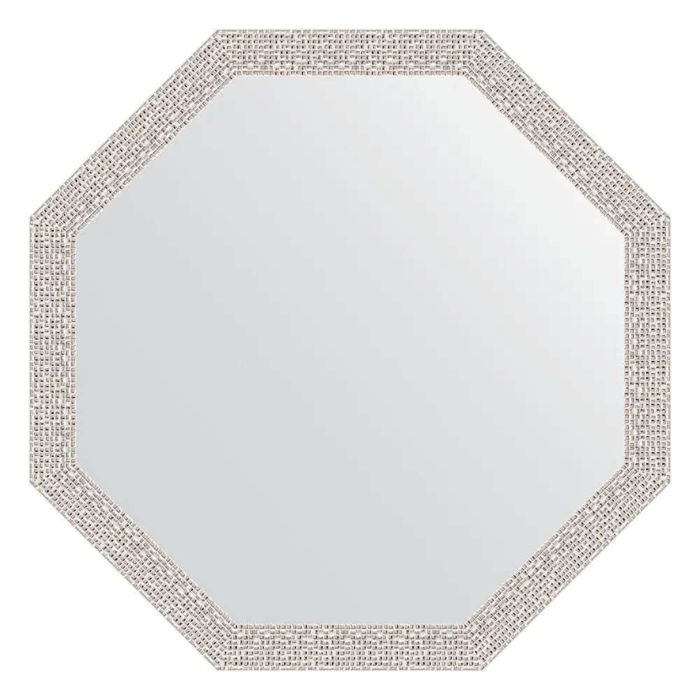 Фото Зеркало в багетной раме Evoform мозаика хром 46 мм 63x63 см BY 3958 Фото Зеркало в багетной раме Evoform мозаика хром 46 мм 63x63 см BY 3958