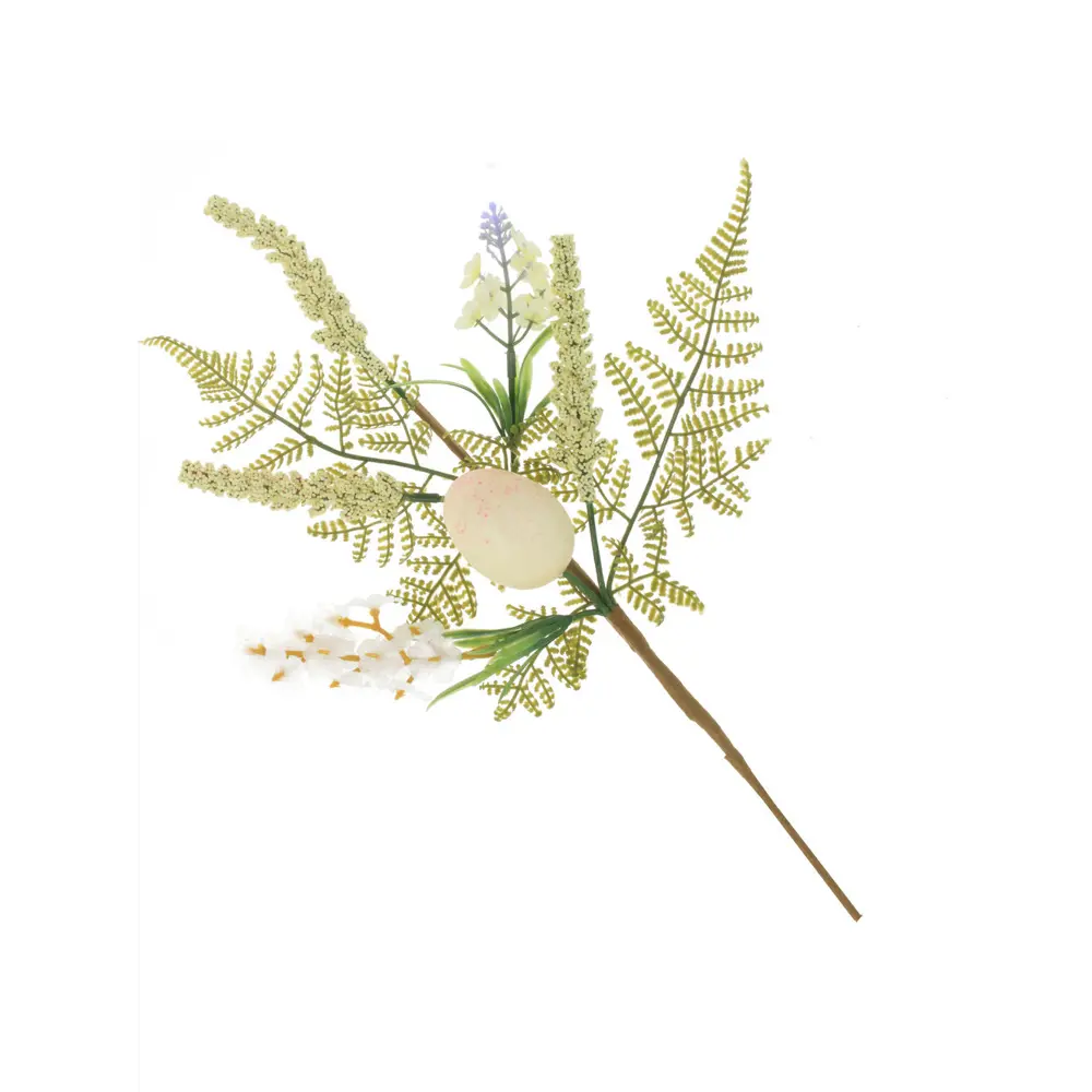 Фото 2 Ветка искусственная "Пасхальная" 25x8x38 см 2в.