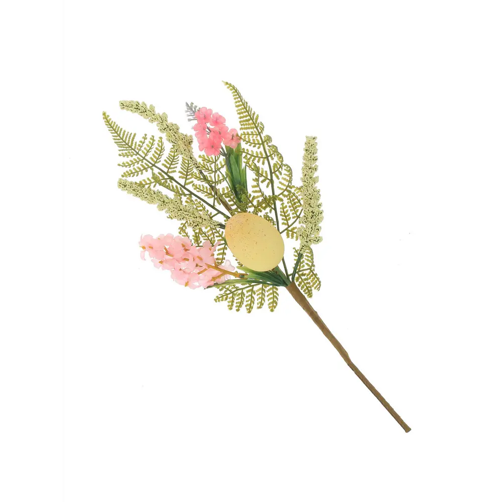 Фото 3 Ветка искусственная "Пасхальная" 25x8x38 см 2в.