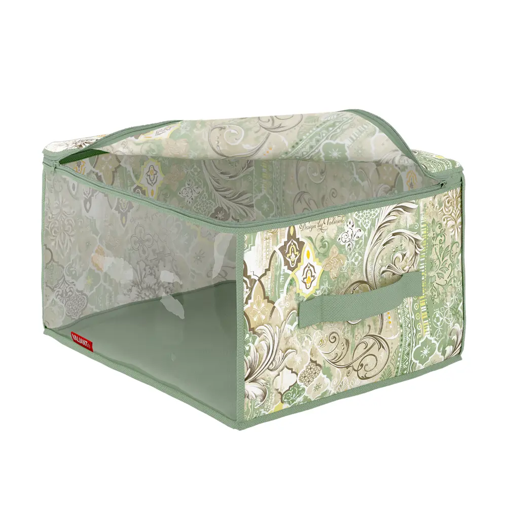 Фото 4 Чехол для белья Valiant Boho 30x20 см цвет зеленый Фото 4 Чехол для белья Valiant Boho 30x20 см цвет зеленый