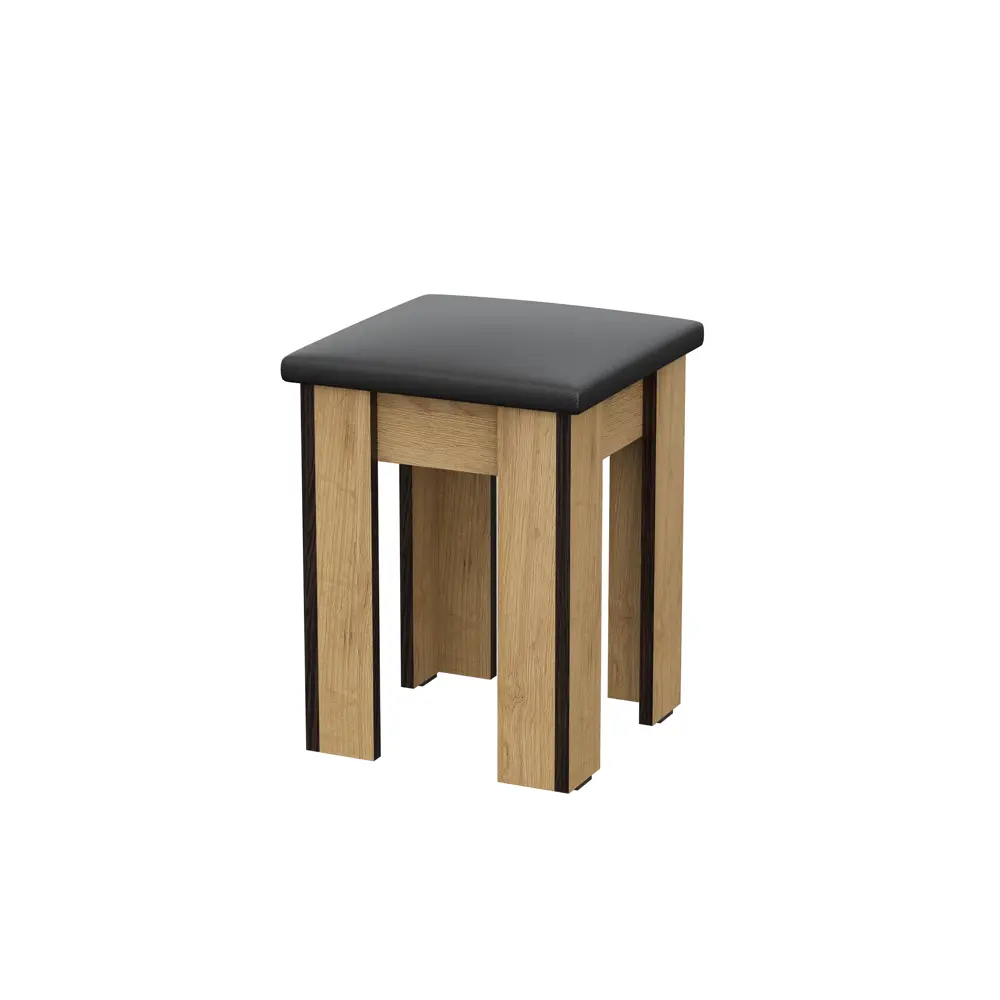 Фото Табурет Nn-мебель 32x43.2x32 см ЛДСП цвет золотой дуб Фото Табурет Nn-мебель 32x43.2x32 см ЛДСП цвет золотой дуб