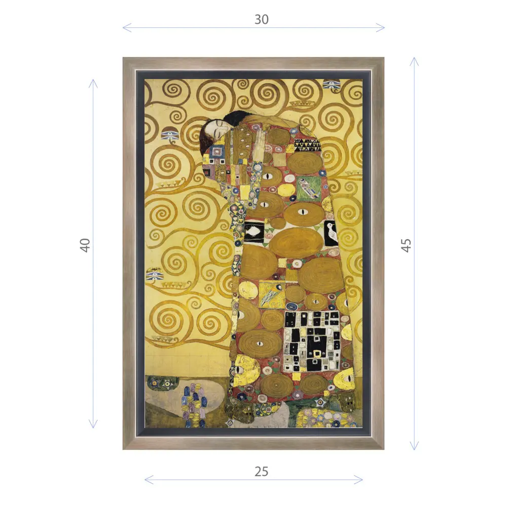 Фото Картина в раме Декор депо "Густав Климт. Упоение любовь" 45x30 см Фото Картина в раме Декор депо "Густав Климт. Упоение любовь" 45x30 см
