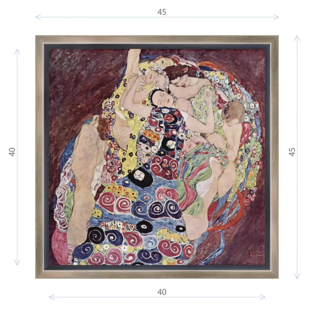 Фото Картина в раме Декор депо "Густав Климт. Женщины" 45x45 см Фото Картина в раме Декор депо "Густав Климт. Женщины" 45x45 см
