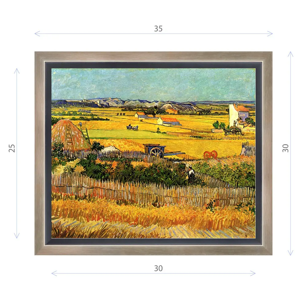 Фото Картина в раме Декор депо "Винсент Ван Гог. Ла Кро" 30x35 см Фото Картина в раме Декор депо "Винсент Ван Гог. Ла Кро" 30x35 см