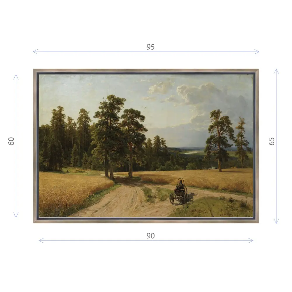 Фото Картина в раме Декор депо "Иван Шишкин. На опушке соснового леса" 65x95 см Фото Картина в раме Декор депо "Иван Шишкин. На опушке соснового леса" 65x95 см