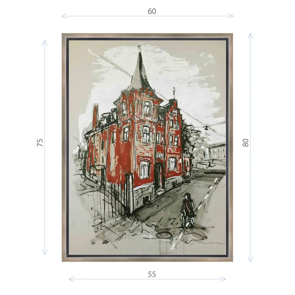 Фото Картина в раме Декор депо "Константин Малютин. Sakala 23 Tallinn" 80x60 см Фото Картина в раме Декор депо "Константин Малютин. Sakala 23 Tallinn" 80x60 см