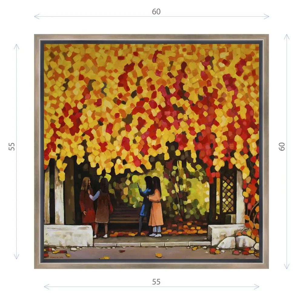 Фото Картина в раме Декор депо "Константин Малютин. Ботсад. В беседке" 60x60 см Фото Картина в раме Декор депо "Константин Малютин. Ботсад. В беседке" 60x60 см