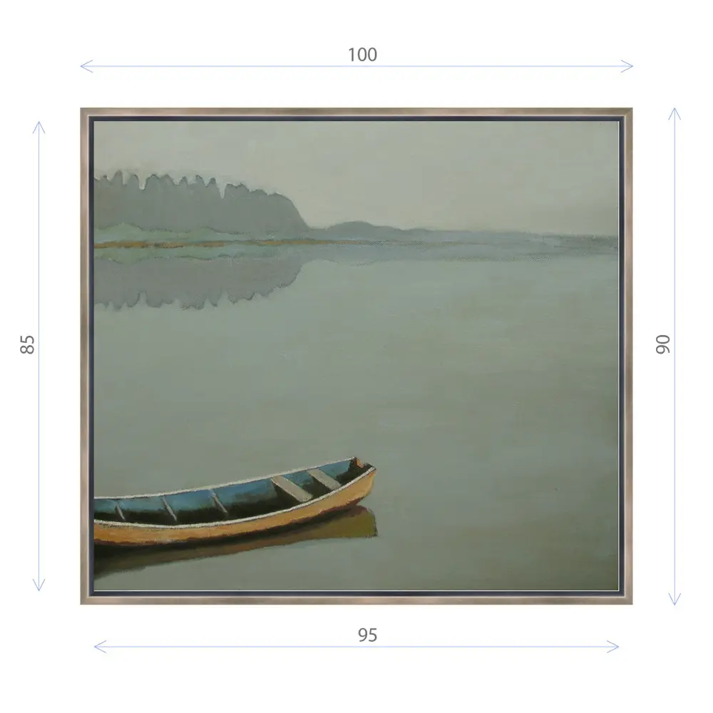 Фото Картина в раме Декор депо "Константин Малютин. Большая вода" 90x100 см Фото Картина в раме Декор депо "Константин Малютин. Большая вода" 90x100 см