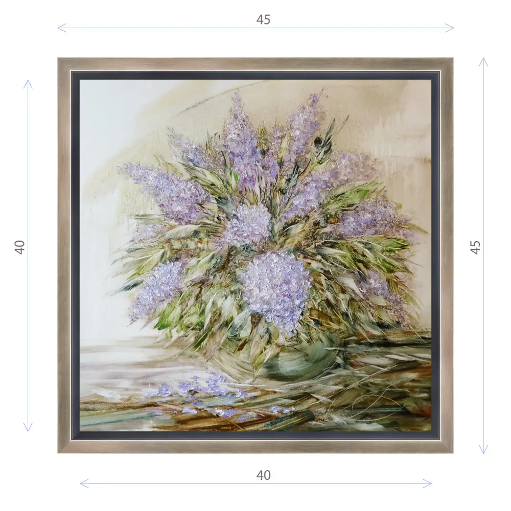 Фото Картина в раме Декор депо "Михаил Харитонов. Весенние облачка" 45x45 см