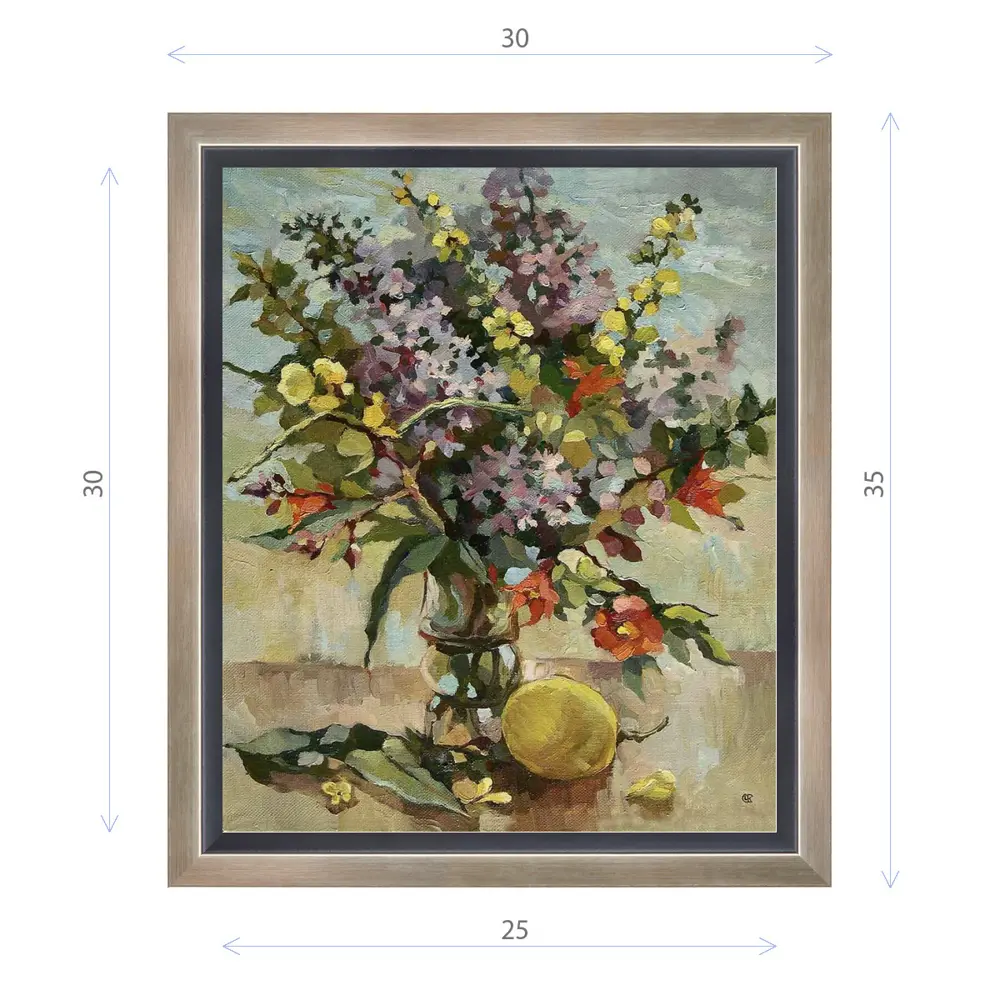 Фото Картина в раме Декор депо "Ксения Черномор. Букет Абхазии" 35x30 см Фото Картина в раме Декор депо "Ксения Черномор. Букет Абхазии" 35x30 см