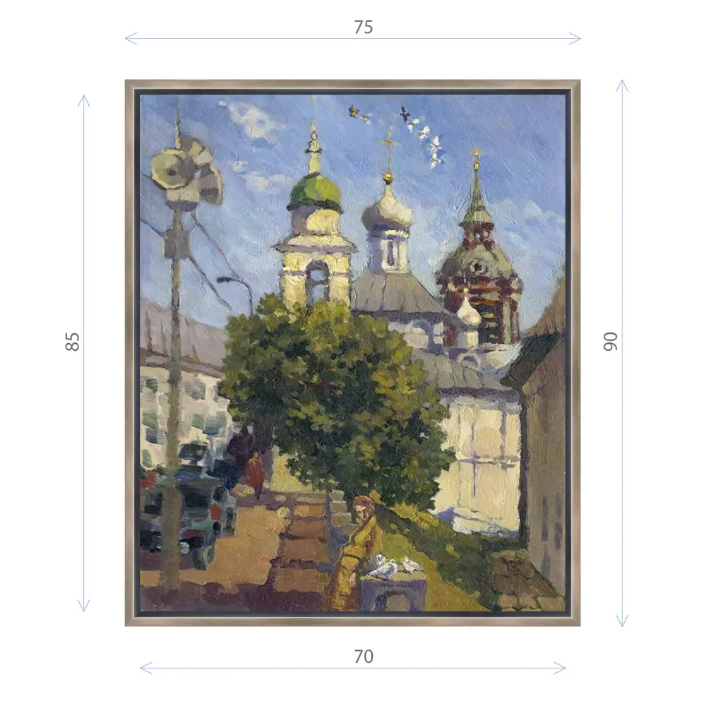 Фото Картина в раме Декор депо "Ксения Черномор. Москва Зарядье" 90x75 см Фото Картина в раме Декор депо "Ксения Черномор. Москва Зарядье" 90x75 см