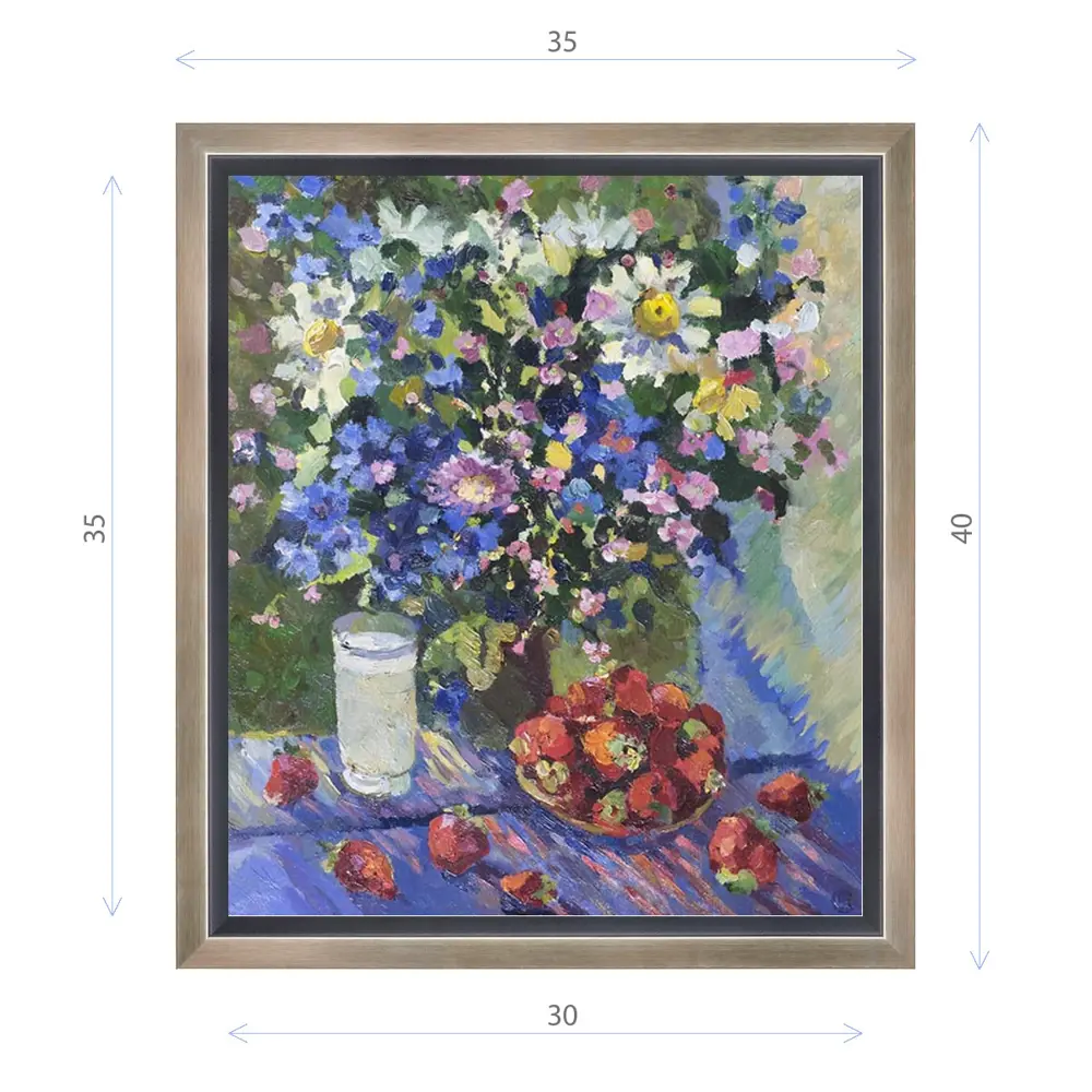 Фото Картина в раме Декор депо "Ксения Черномор. Летний Ветер" 40x35 см Фото Картина в раме Декор депо "Ксения Черномор. Летний Ветер" 40x35 см