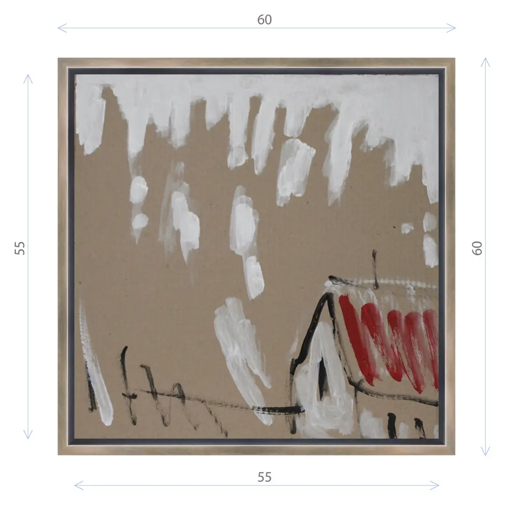 Фото Картина в раме Декор депо "Константин Малютин. Дом у леса" 60x60 см Фото Картина в раме Декор депо "Константин Малютин. Дом у леса" 60x60 см