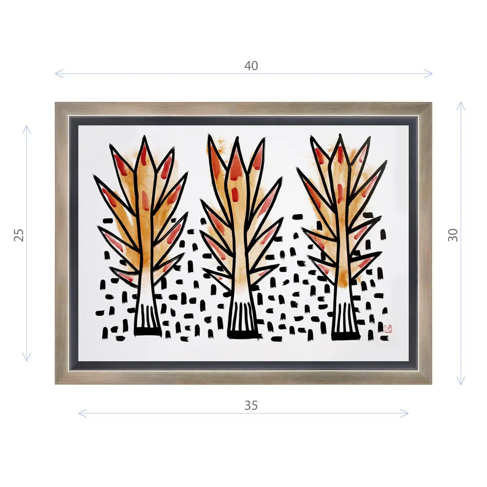 Фото Картина в раме Декор депо "Константин Малютин. Условная флора 1" 30x40 см Фото Картина в раме Декор депо "Константин Малютин. Условная флора 1" 30x40 см