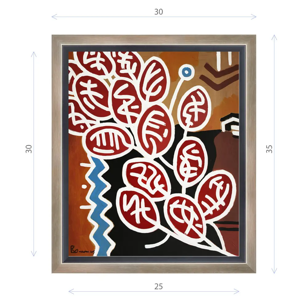 Фото Картина в раме Декор депо "Константин Малютин. Условная флора 5" 35x30 см Фото Картина в раме Декор депо "Константин Малютин. Условная флора 5" 35x30 см