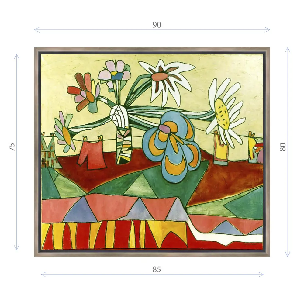 Фото Картина в раме Декор депо "Константин Малютин. Цветы" 80x90 см Фото Картина в раме Декор депо "Константин Малютин. Цветы" 80x90 см