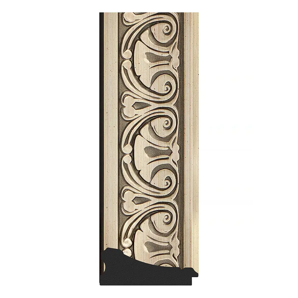 Фото 4 Зеркало в багетной раме Evoform барокко серебро 106 мм 70x90 см BY 7247