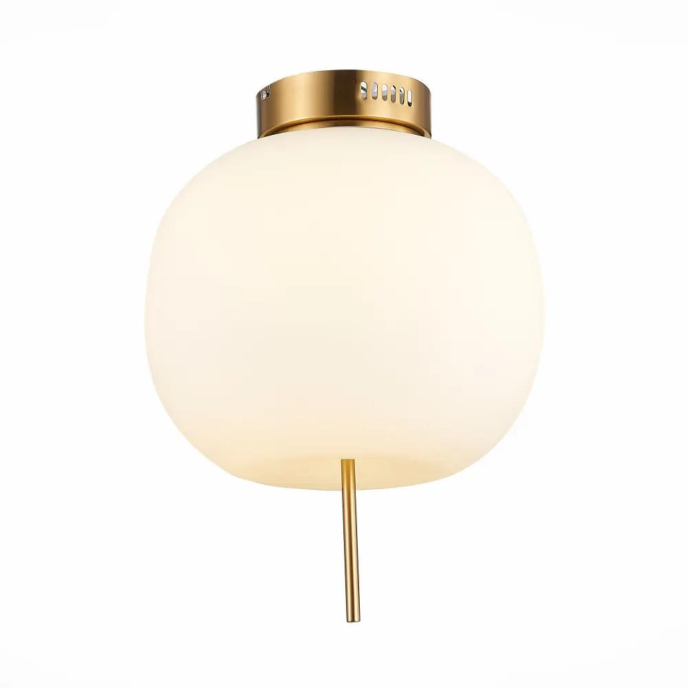 Фото Люстра потолочная светодиодная ST Luce SL1621.202.01 Золото/Белый LED 1x25W 3000K Фото Люстра потолочная светодиодная ST Luce SL1621.202.01 Золото/Белый LED 1x25W 3000K