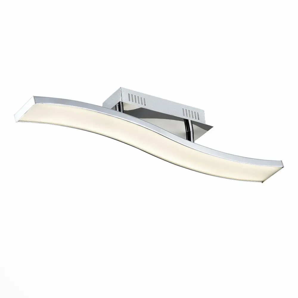Фото Люстра потолочная светодиодная ST Luce SL919.102.01 Хром/Белый. Хром LED 1x12.6W 4000K Фото Люстра потолочная светодиодная ST Luce SL919.102.01 Хром/Белый. Хром LED 1x12.6W 4000K