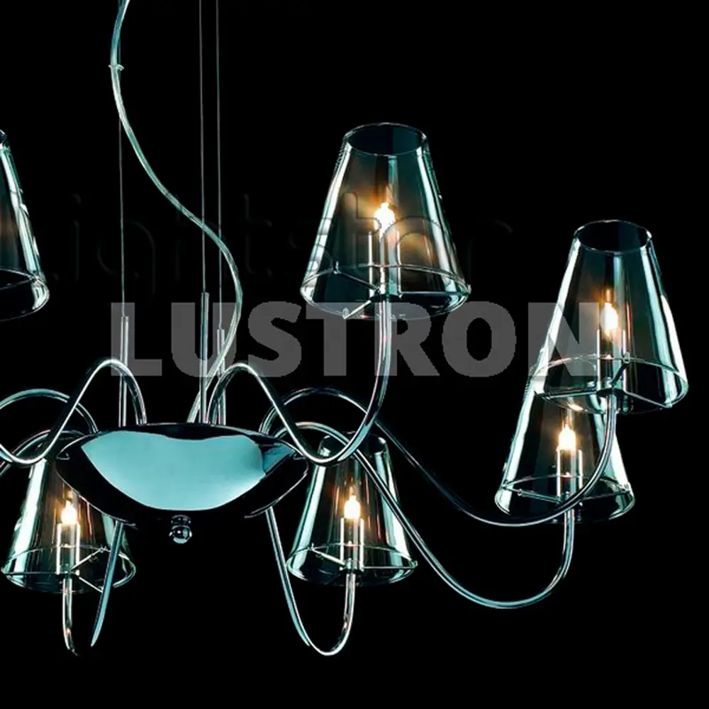 Фото 3 Люстра подвесная Lightstar 758084, 8 ламп, 18 м², цвет серый Фото 3 Люстра подвесная Lightstar 758084, 8 ламп, 18 м², цвет серый