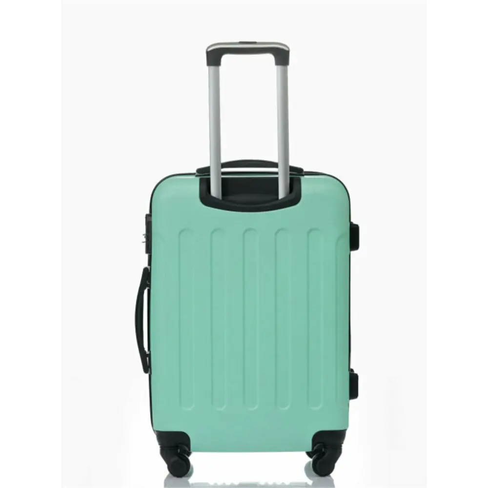 Фото 4 Чемодан M Lacase Bangkok 37x60x22 см abs-пластик цвет мятный Фото 4 Чемодан M Lacase Bangkok 37x60x22 см abs-пластик цвет мятный