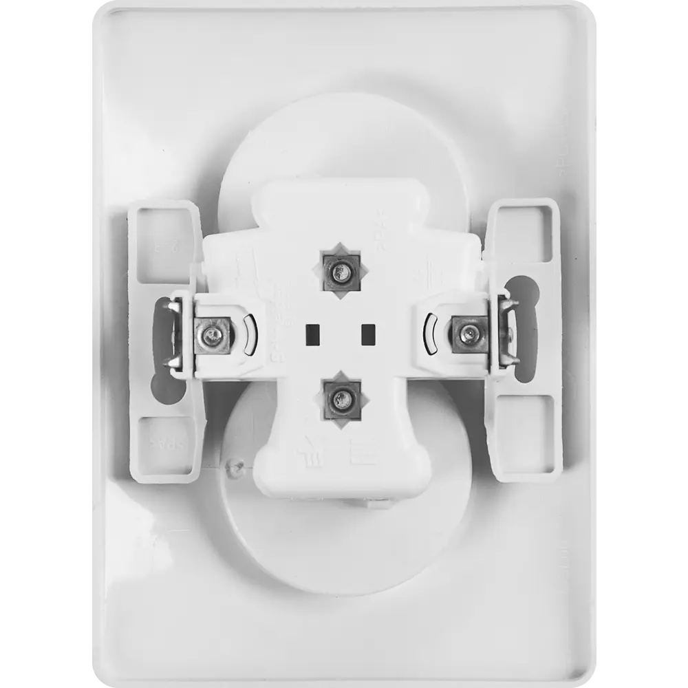 Фото 4 Розетка двойная встраиваемая Systeme Electric Glossa без заземления в сборе цвет алюминий