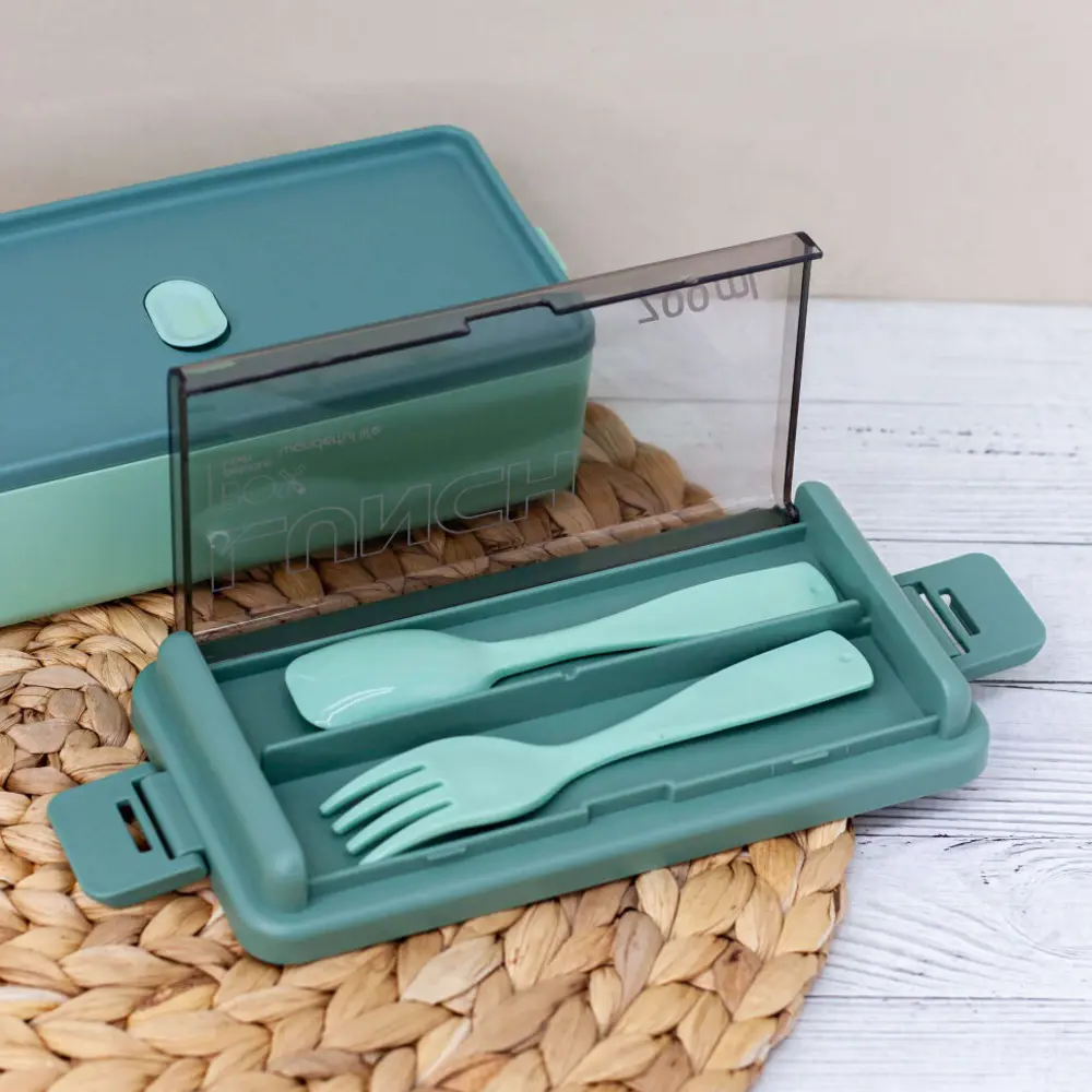 Фото Контейнер Life every day 0.7 л пластик цвет зеленый