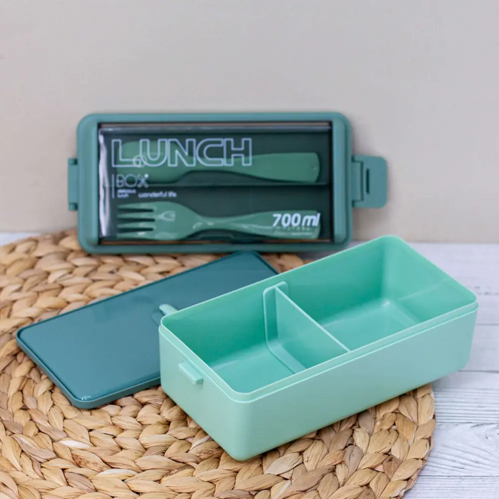 Фото 2 Контейнер Life every day 0.7 л пластик цвет зеленый