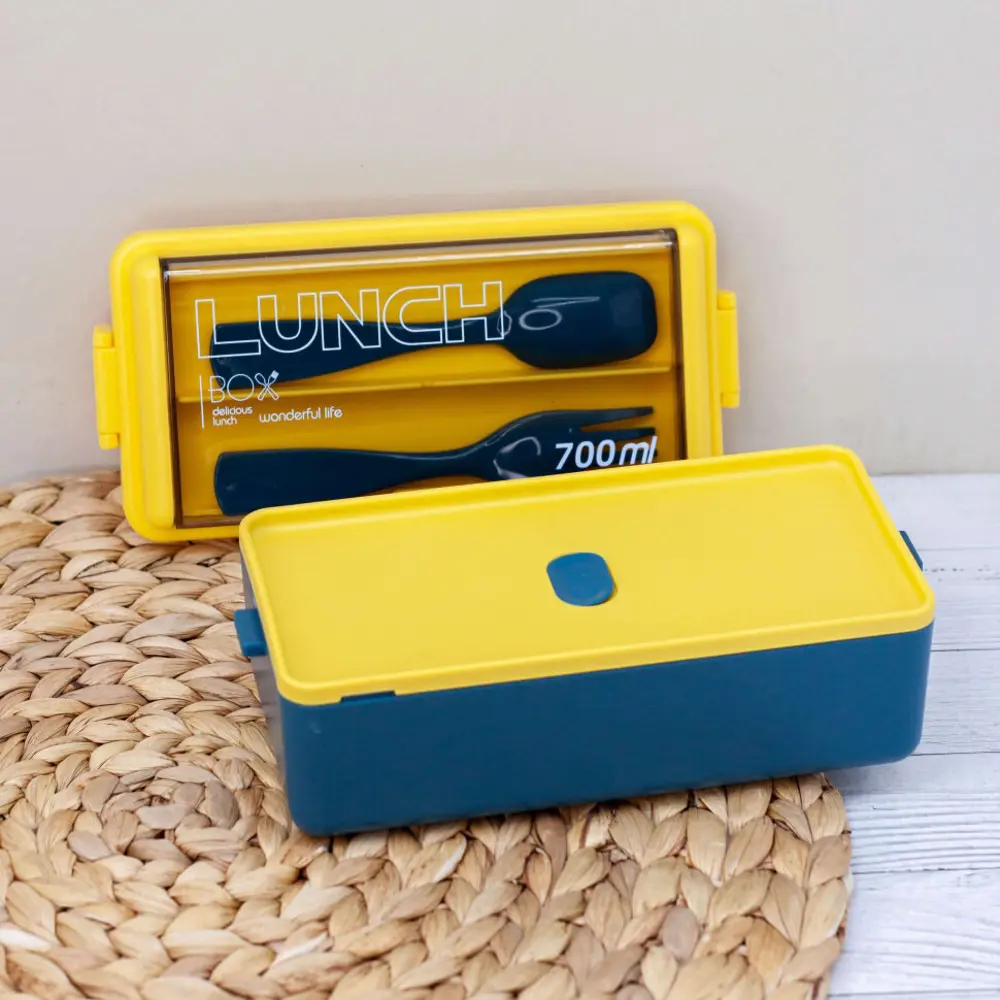 Фото Контейнер Life every day 0.7 л пластик цвет синий