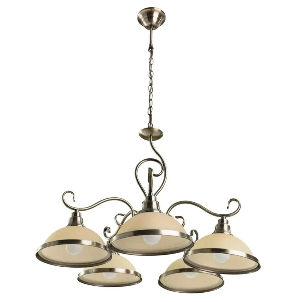 Фото Люстра потолочная ARTE LAMP SAFARI 5 ламп 15 м² цвет коричневый Фото Люстра потолочная ARTE LAMP SAFARI 5 ламп 15 м² цвет коричневый