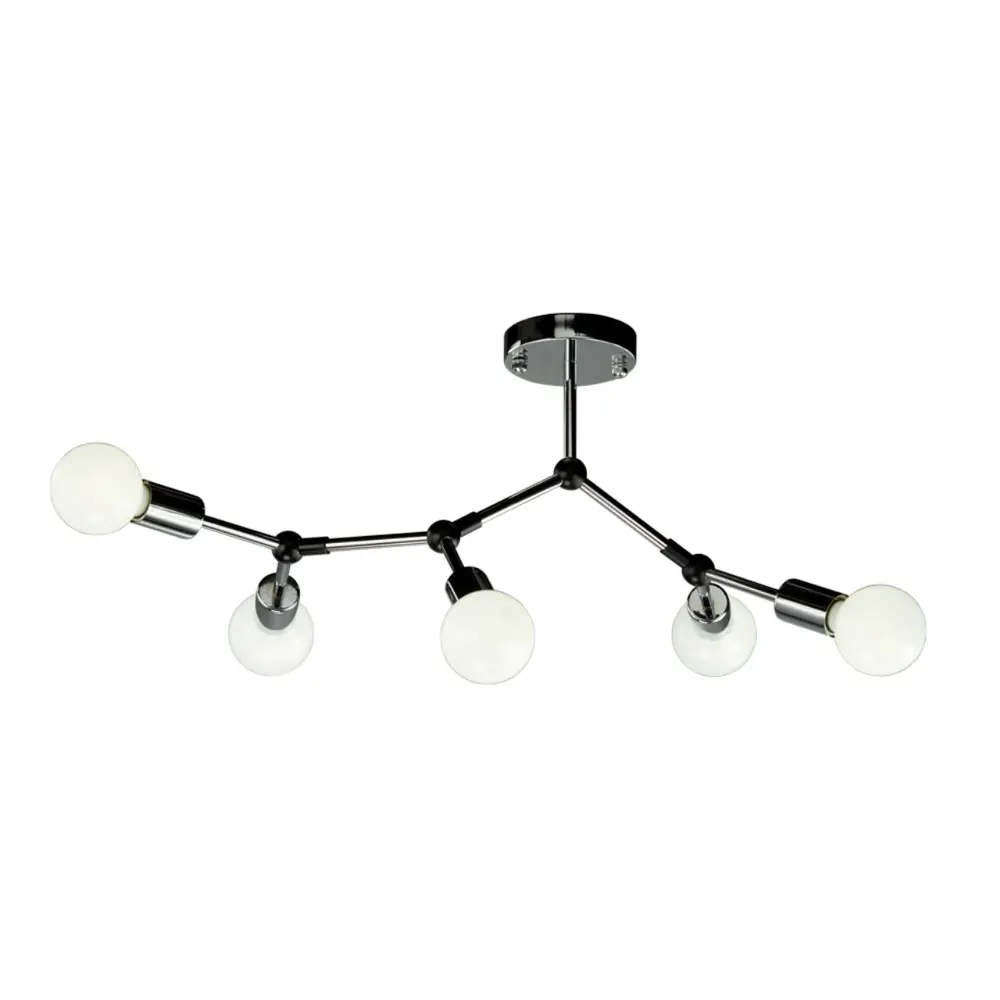 Фото Люстра потолочная ARTE LAMP FLEX 5 ламп 15 м² цвет хром Фото Люстра потолочная ARTE LAMP FLEX 5 ламп 15 м² цвет хром