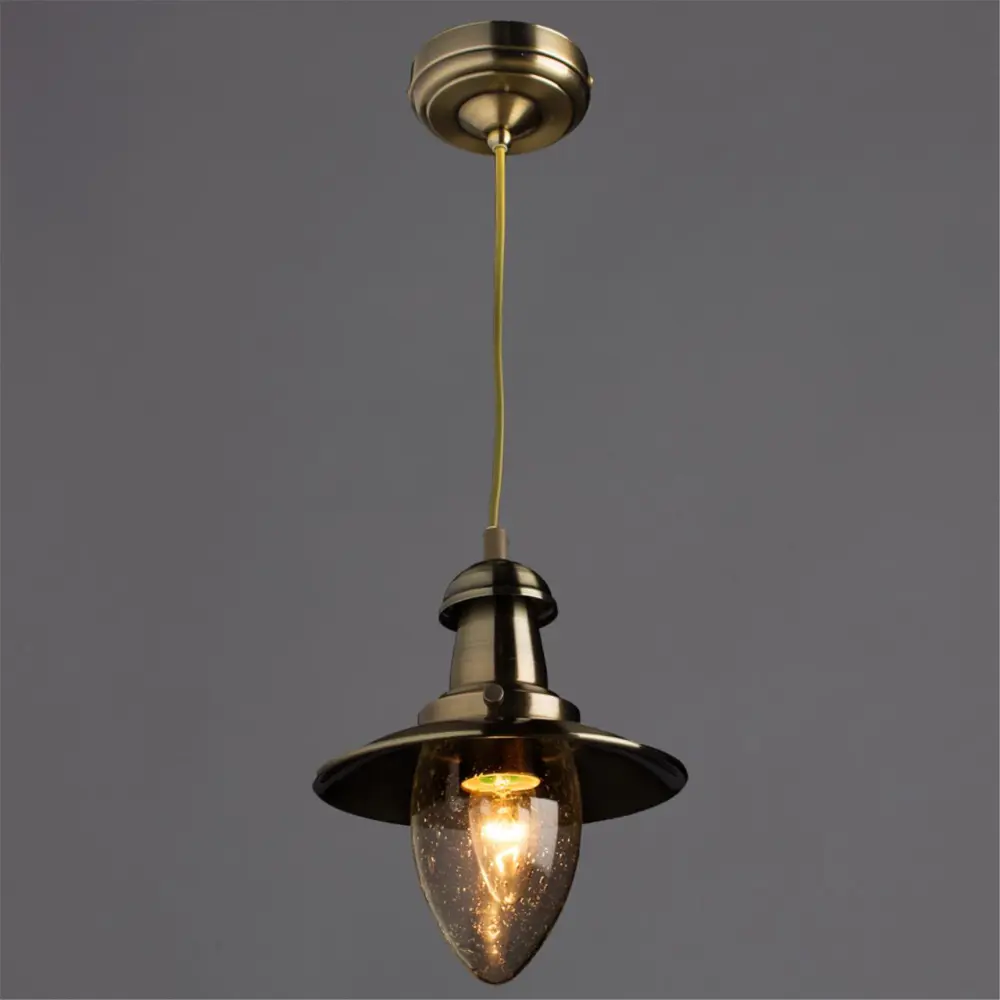 Фото 2 Люстра Arte Lamp Fisherman A5518SP-1AB E27 1 лампа Фото 2 Люстра Arte Lamp Fisherman A5518SP-1AB E27 1 лампа