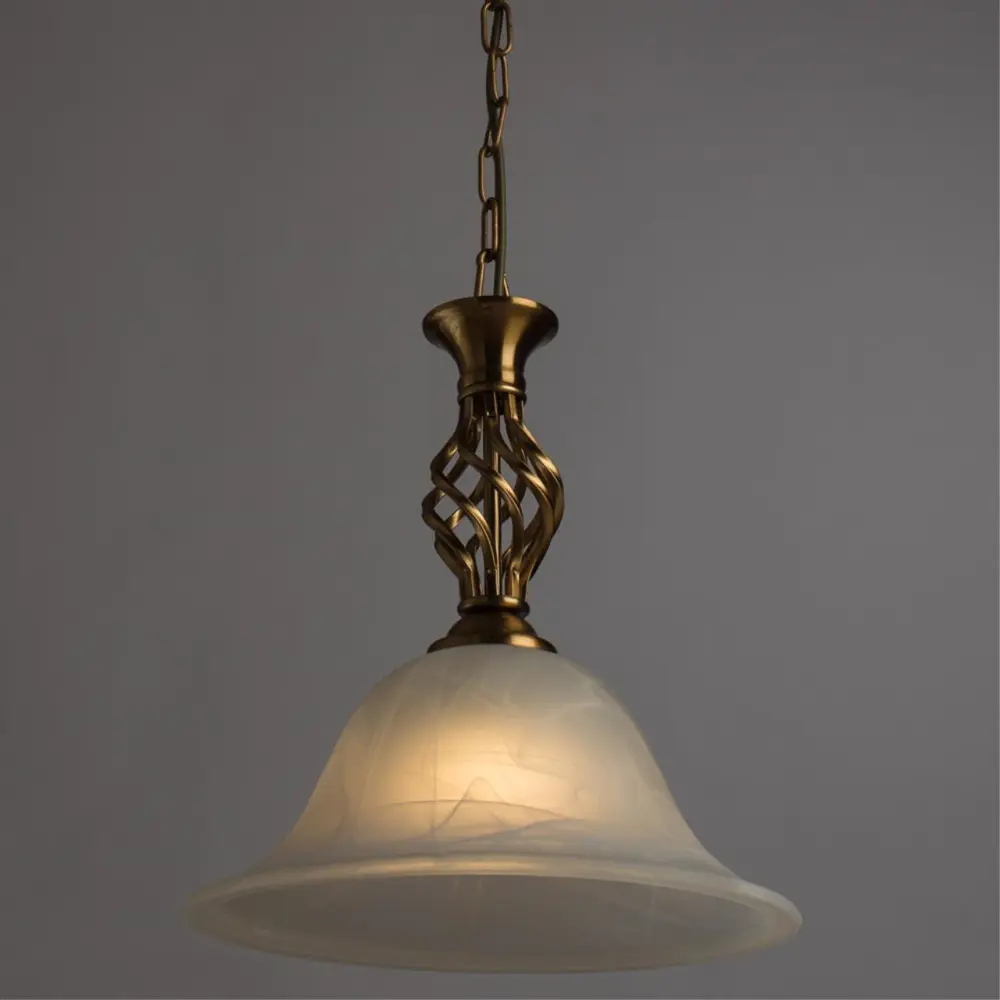 Фото 2 Люстра подвесная Arte Lamp Conis A8391SP-1PB E27 1 лампа Фото 2 Люстра подвесная Arte Lamp Conis A8391SP-1PB E27 1 лампа