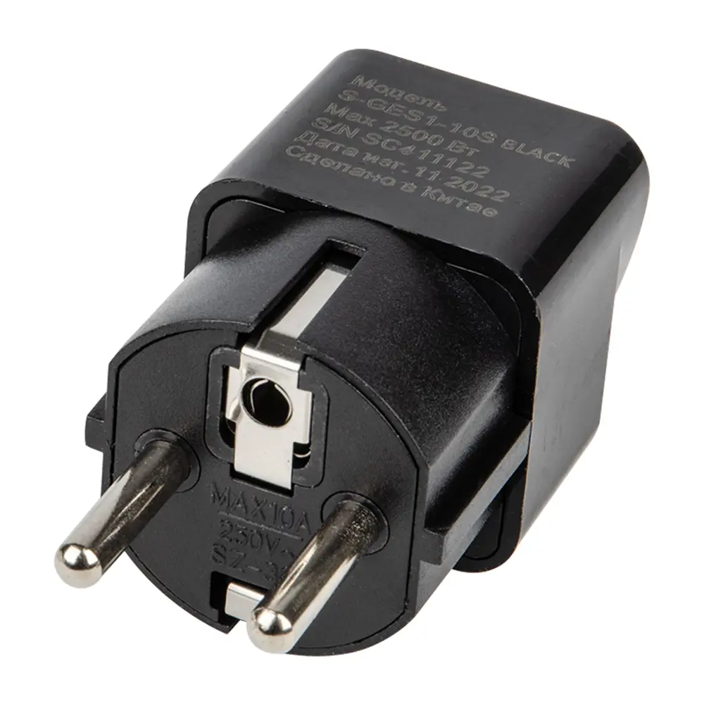 Фото Переходник сетевой Uniel S-GES1-10S black цвет черный Фото Переходник сетевой Uniel S-GES1-10S black цвет черный