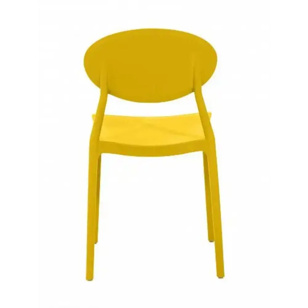 Фото 5 Комплект стульев 4 шт Огого обстановочка! 82x42x45 см пластик цвет желтый
