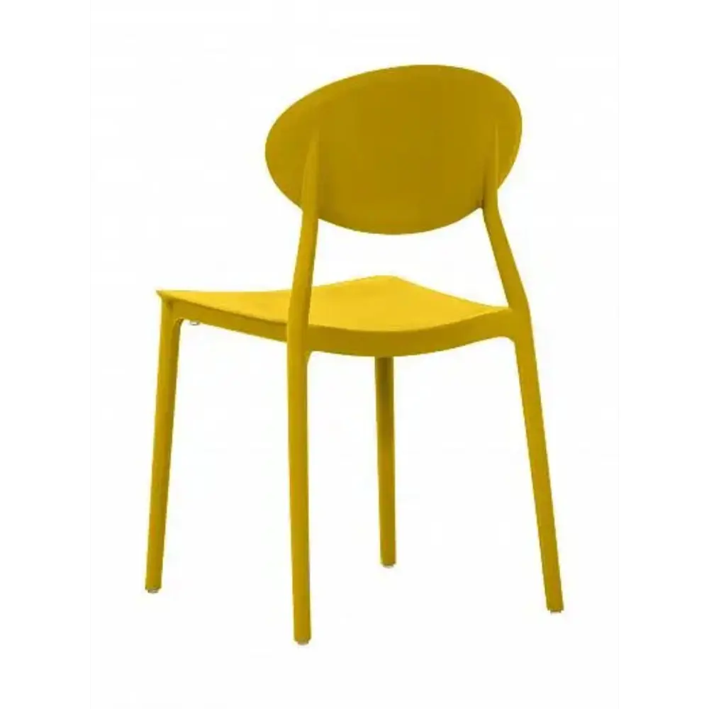 Фото 3 Комплект стульев 4 шт Огого обстановочка! 82x42x45 см пластик цвет желтый