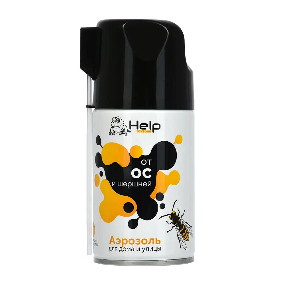 Фото 3 Аэрозольный инсектицид Help от ос и шершней 250 мл Фото 3 Аэрозольный инсектицид Help от ос и шершней 250 мл