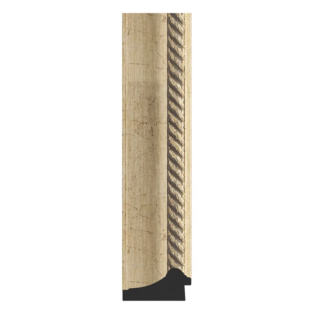 Фото 4 Зеркало с гравировкой в багетной раме Evoform состаренное серебро с плетением 70 мм 63x153 см BY 4132