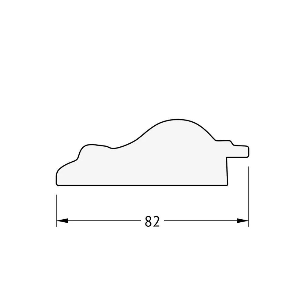 Фото 5 Зеркало с гравировкой в багетной раме Evoform старый гипс 82 мм 65x154 см BY 4140