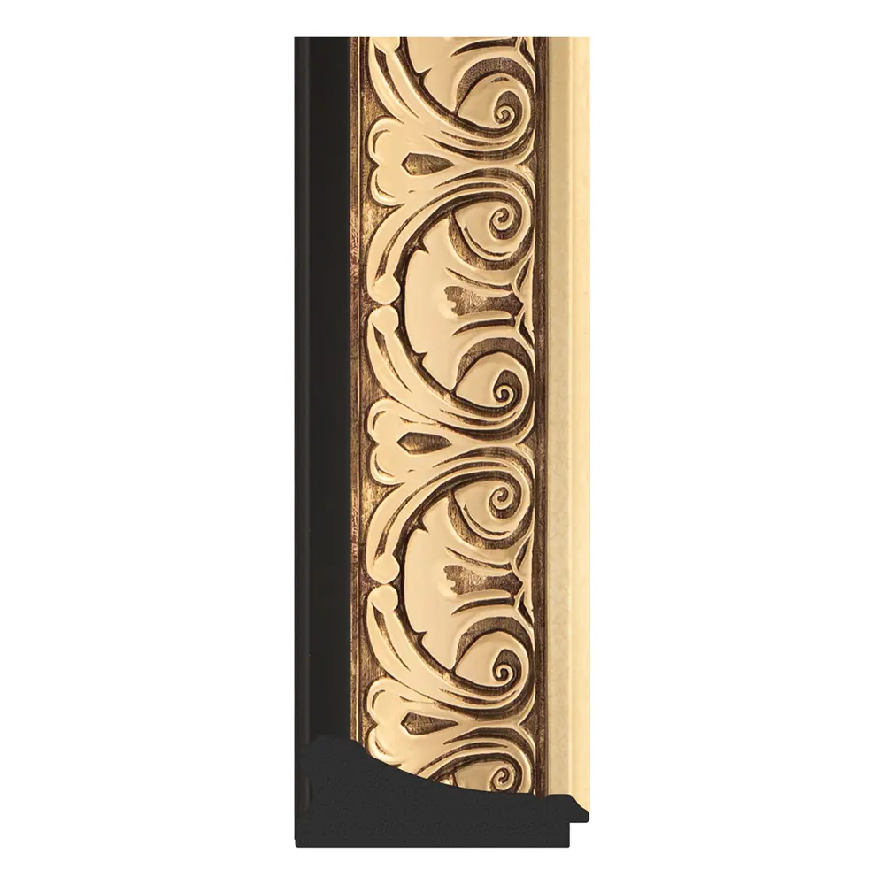 Фото 4 Зеркало с гравировкой в багетной раме Evoform барокко золото 106 мм 60x77 см BY 4036