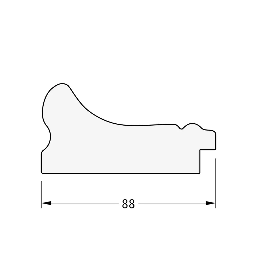 Фото 5 Зеркало с гравировкой в багетной раме Evoform хамелеон 88 мм 66x156 см BY 4149
