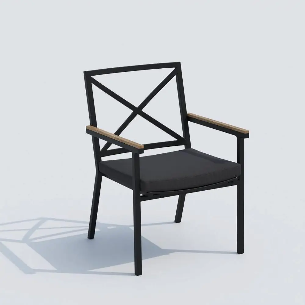 Фото 6 Садовая мебель для отдыха Ideal patio Outdoor style Tella Festa 220 dark алюМиний темно-серый:стол, 6 стульев Фото 6 Садовая мебель для отдыха Ideal patio Outdoor style Tella Festa 220 dark алюМиний темно-серый:стол, 6 стульев