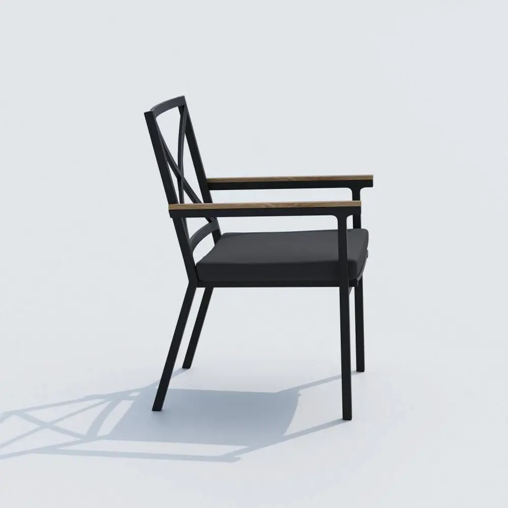 Фото 7 Садовая мебель для отдыха Ideal patio Outdoor style Tella Festa 220 dark алюМиний темно-серый:стол, 6 стульев Фото 7 Садовая мебель для отдыха Ideal patio Outdoor style Tella Festa 220 dark алюМиний темно-серый:стол, 6 стульев