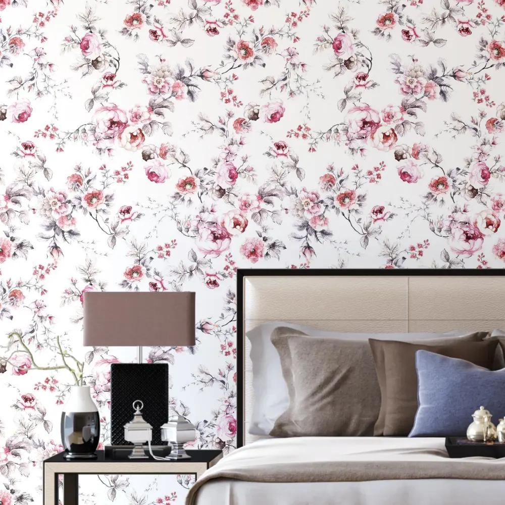 Фото 4 Обои флизелиновые Decoracion Утонченные розы 1 м цвет белый/розовый 7050803-vinil-280x100x4 Фото 4 Обои флизелиновые Decoracion Утонченные розы 1 м цвет белый/розовый 7050803-vinil-280x100x4