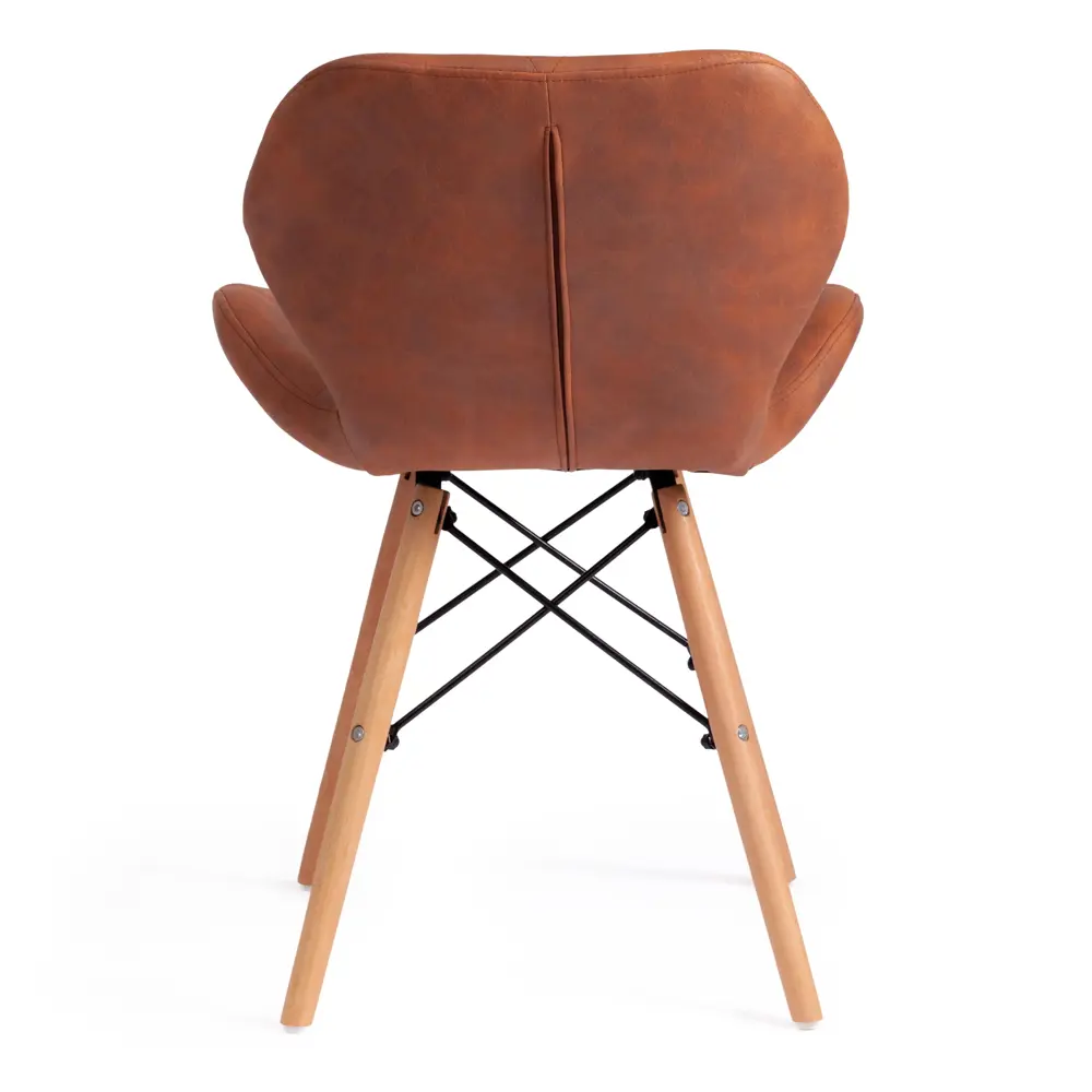 Фото 3 Стул Tetchair 17224 72x45x45 см экокожа цвет коричневый Фото 3 Стул Tetchair 17224 72x45x45 см экокожа цвет коричневый