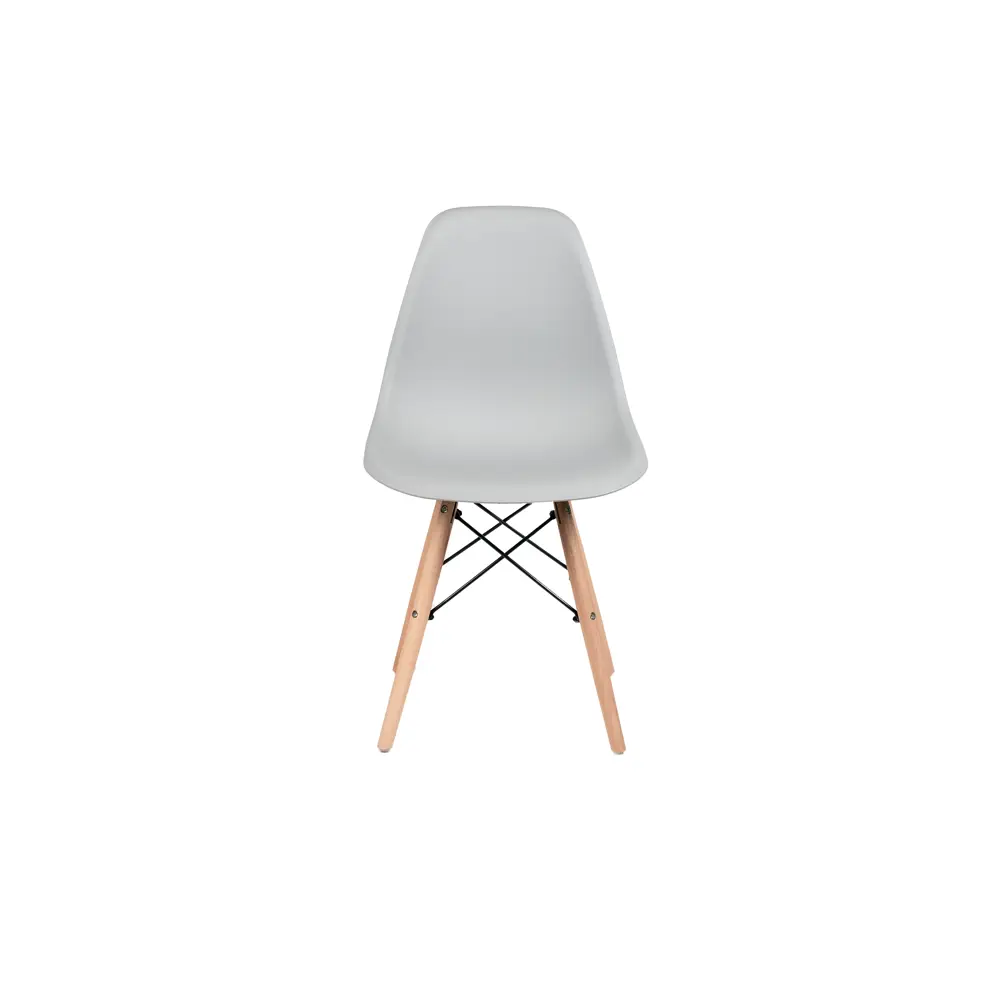 Фото 3 Комплект кухонных стульев 2 шт Fourant Bruce 83x43x46 см ABS-пластик цвет серый Фото 3 Комплект кухонных стульев 2 шт Fourant Bruce 83x43x46 см ABS-пластик цвет серый