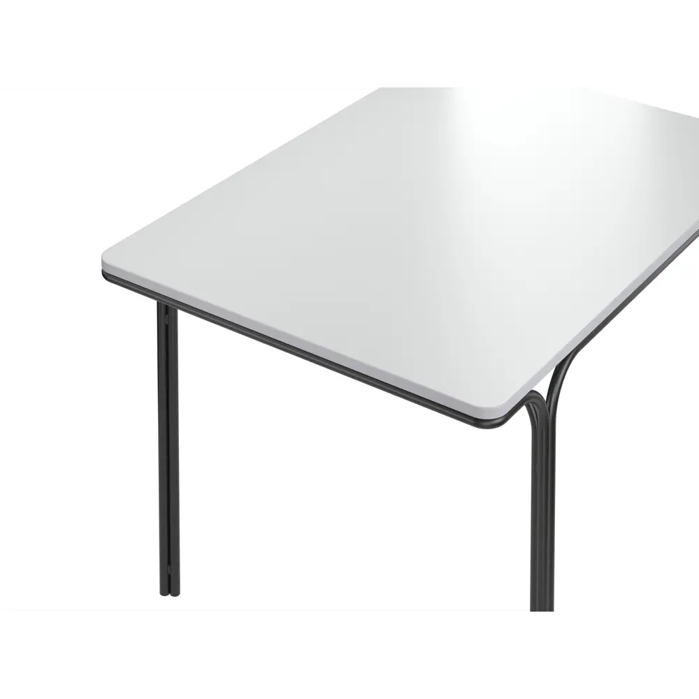 Фото 3 Кухонный стол прямоугольный Latitude 120-120x85x75 см сталь цвет серый Фото 3 Кухонный стол прямоугольный Latitude 120-120x85x75 см сталь цвет серый