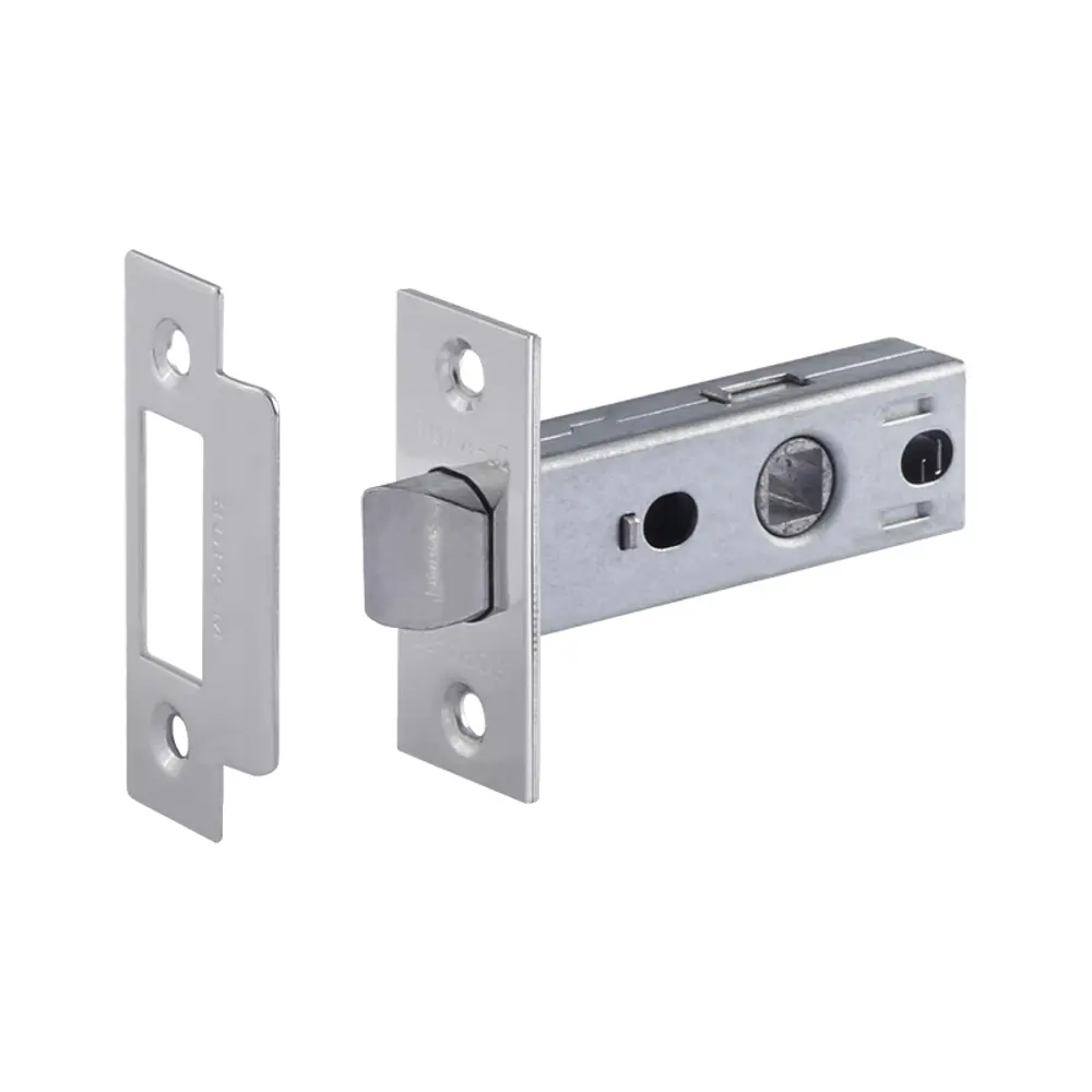 Фото Защелка дверная межкомнатная Нора-М С-45 сталь цвет хром Фото Защелка дверная межкомнатная Нора-М С-45 сталь цвет хром