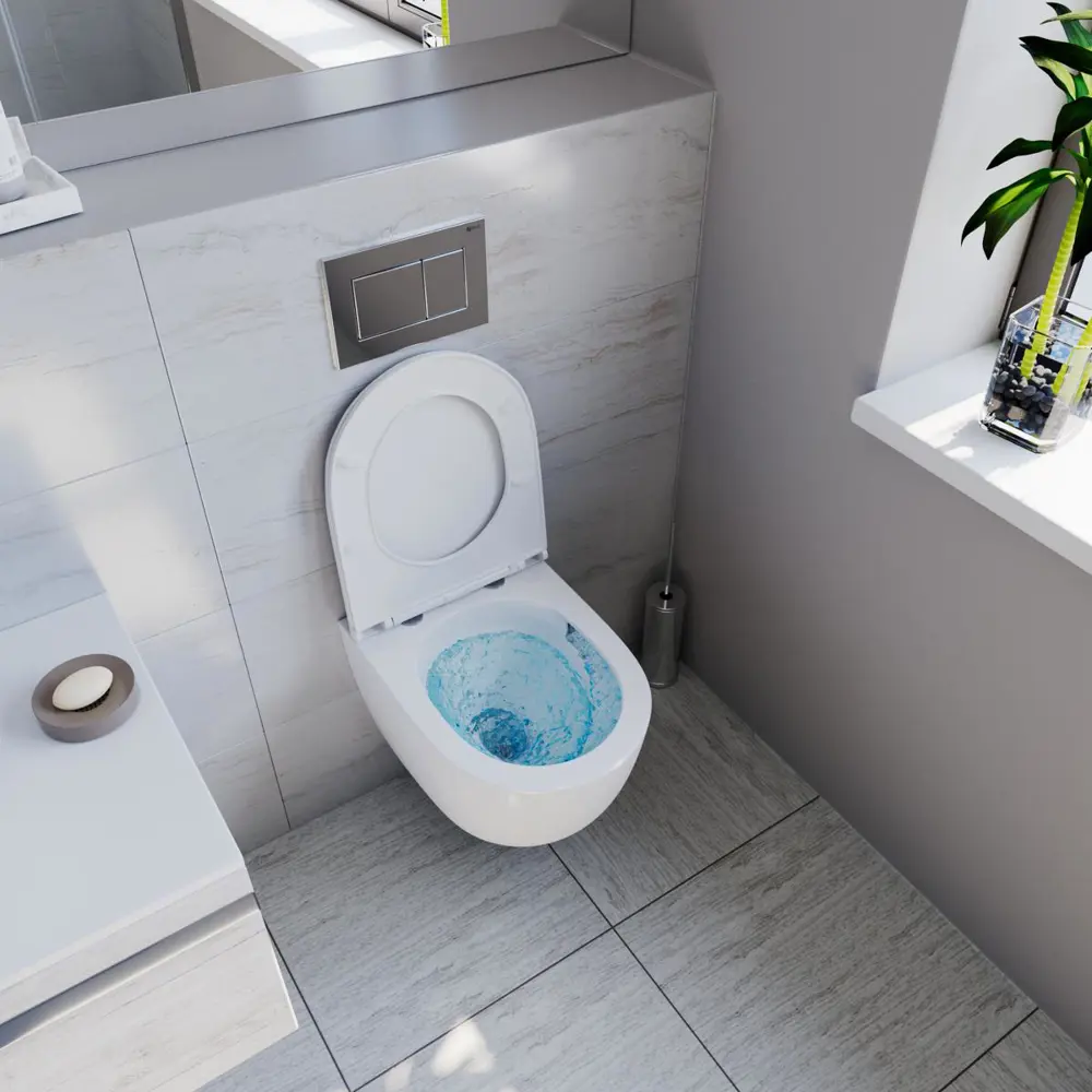 Фото 5 Комплект инсталляция с унитазом Point PN48051WC цвет белый Фото 5 Комплект инсталляция с унитазом Point PN48051WC цвет белый